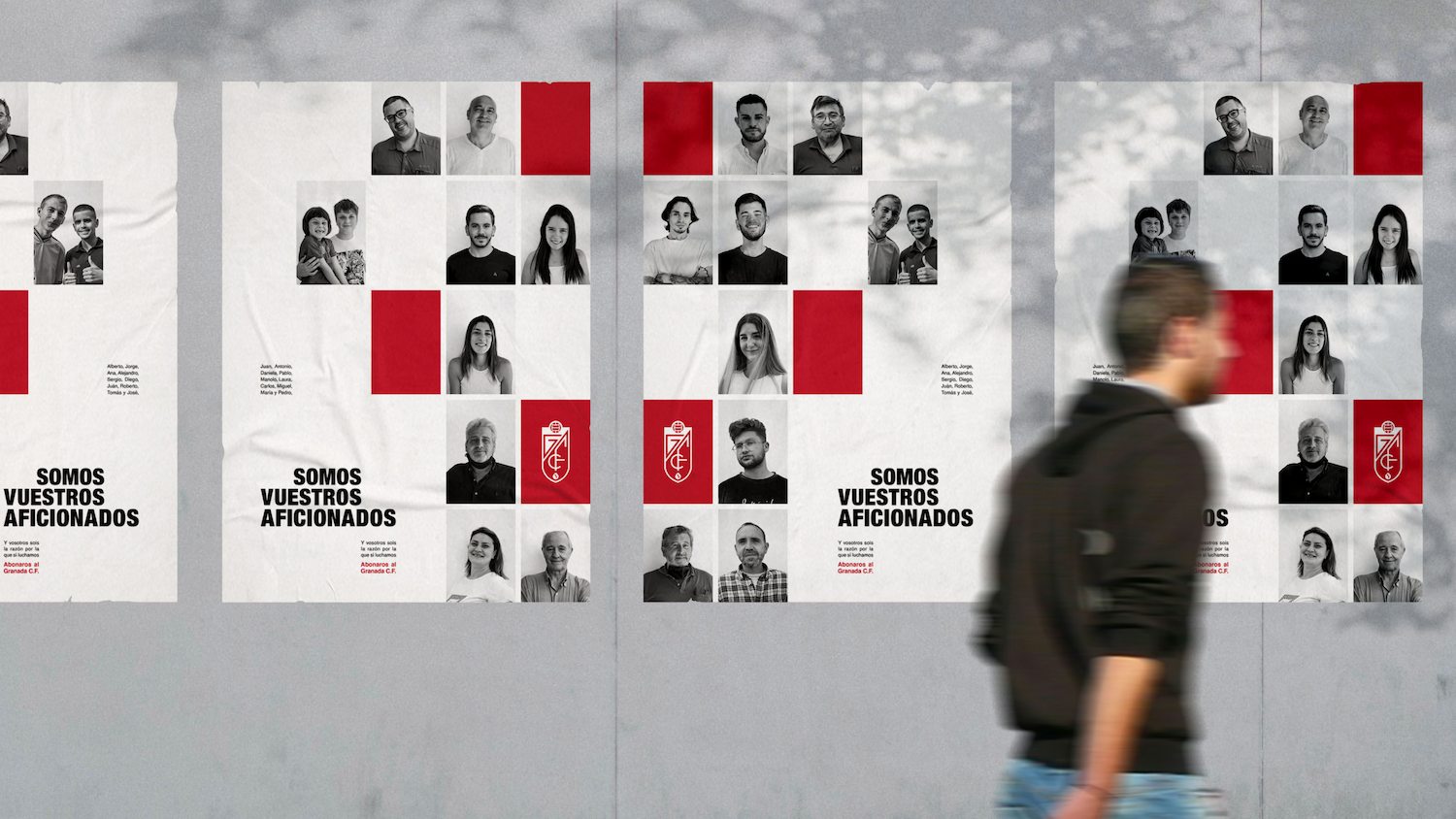 GRANADA CF SEASON TICKETS CAMPAIGN | PROMOTIONAL POSTERS (MOCKUP STREET)