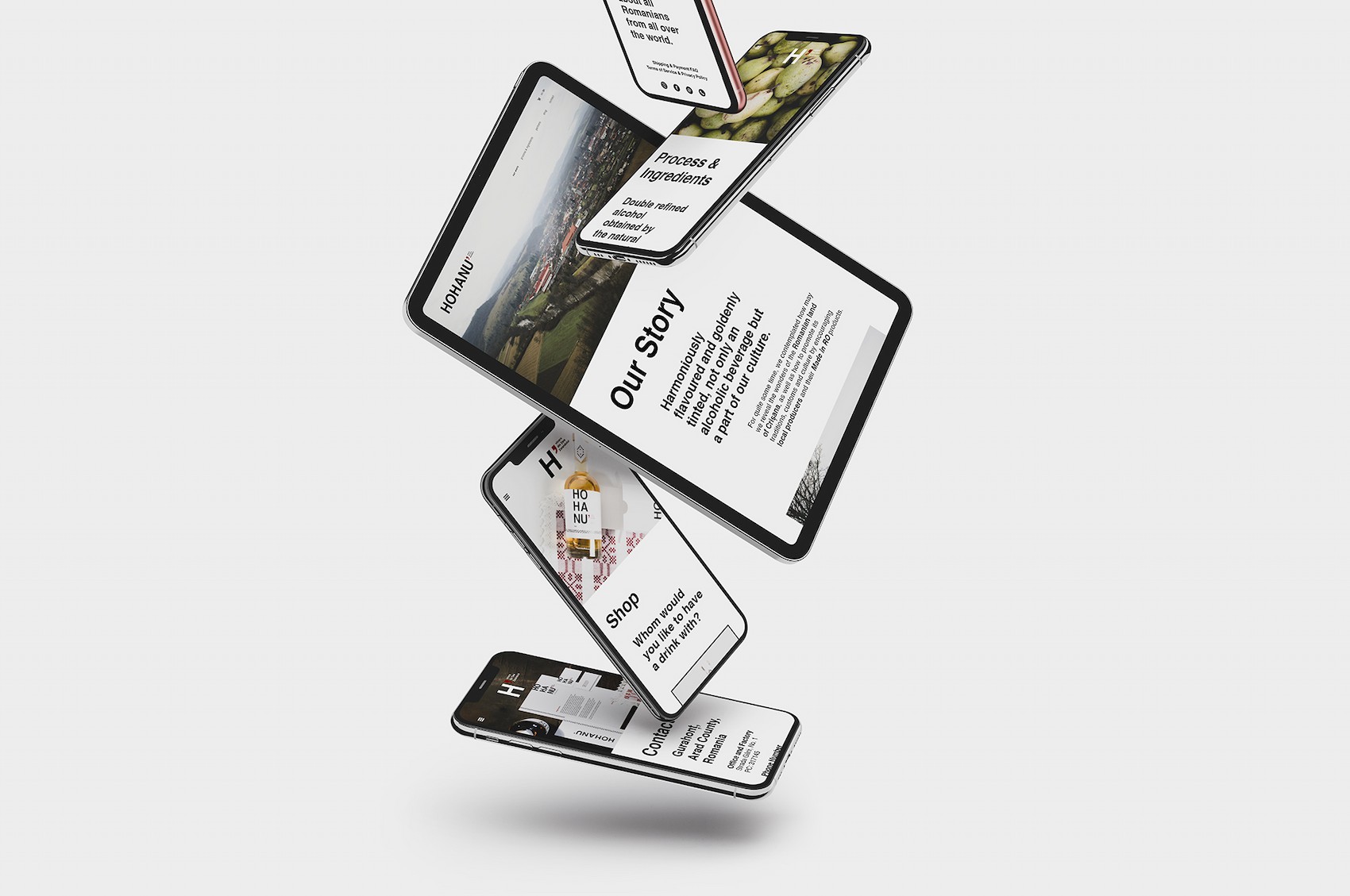 Hohanu' | Web Design Mobile & Tablet Version