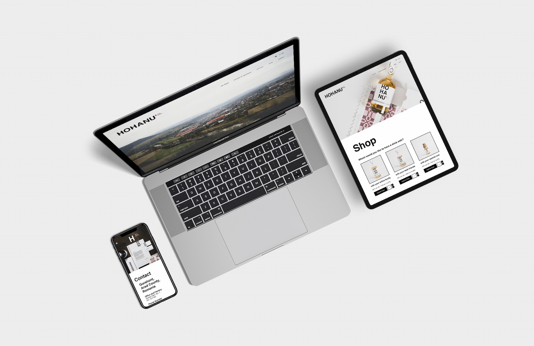 Hohanu' | Web Design Mobile, Tablet & Laptop Version