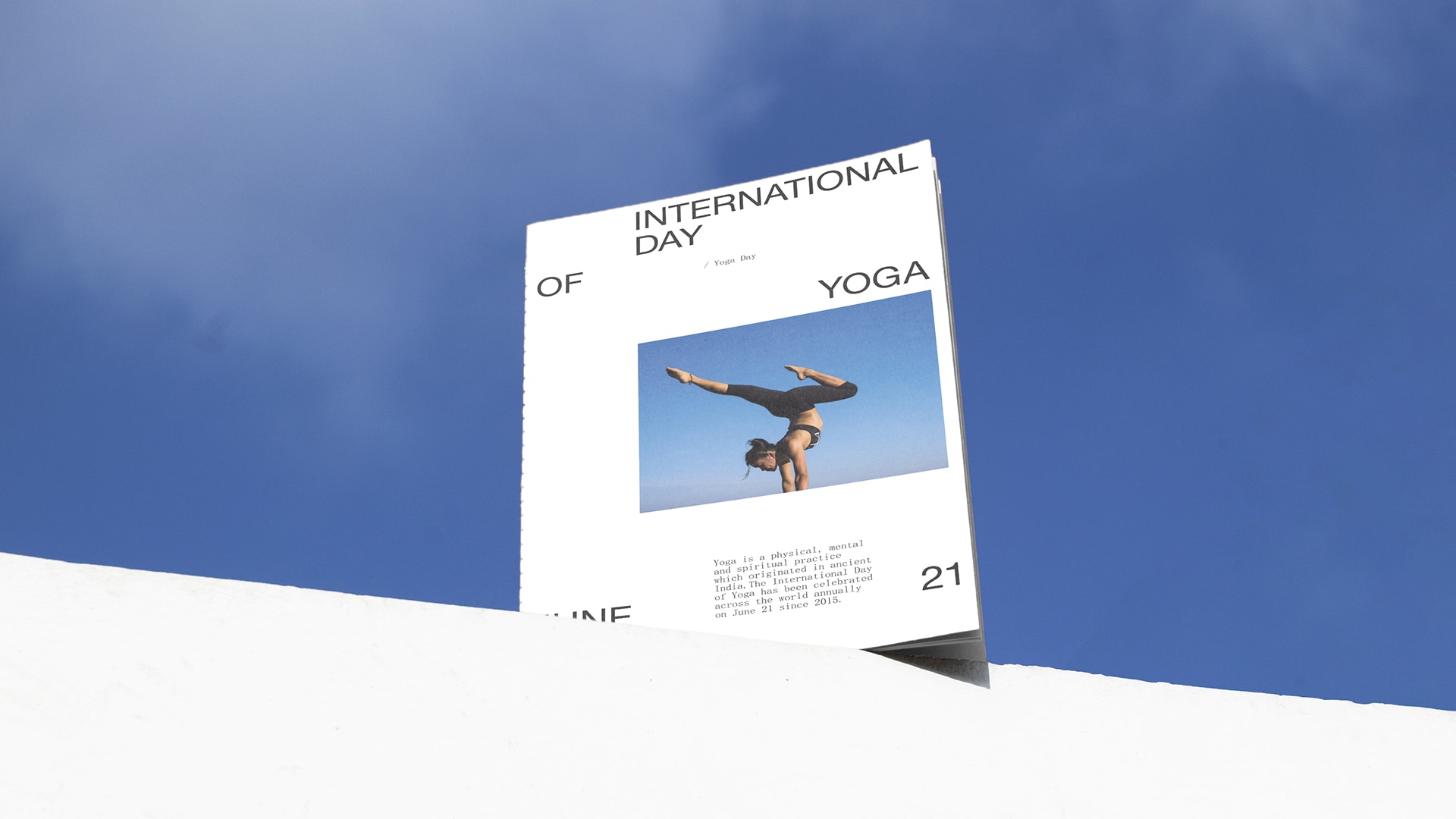Dia Internacional del Yoga | Poster Mock Up