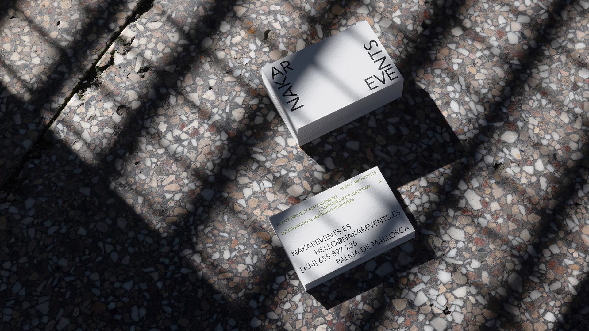 Nakar Events Visual Identity - Business Cards