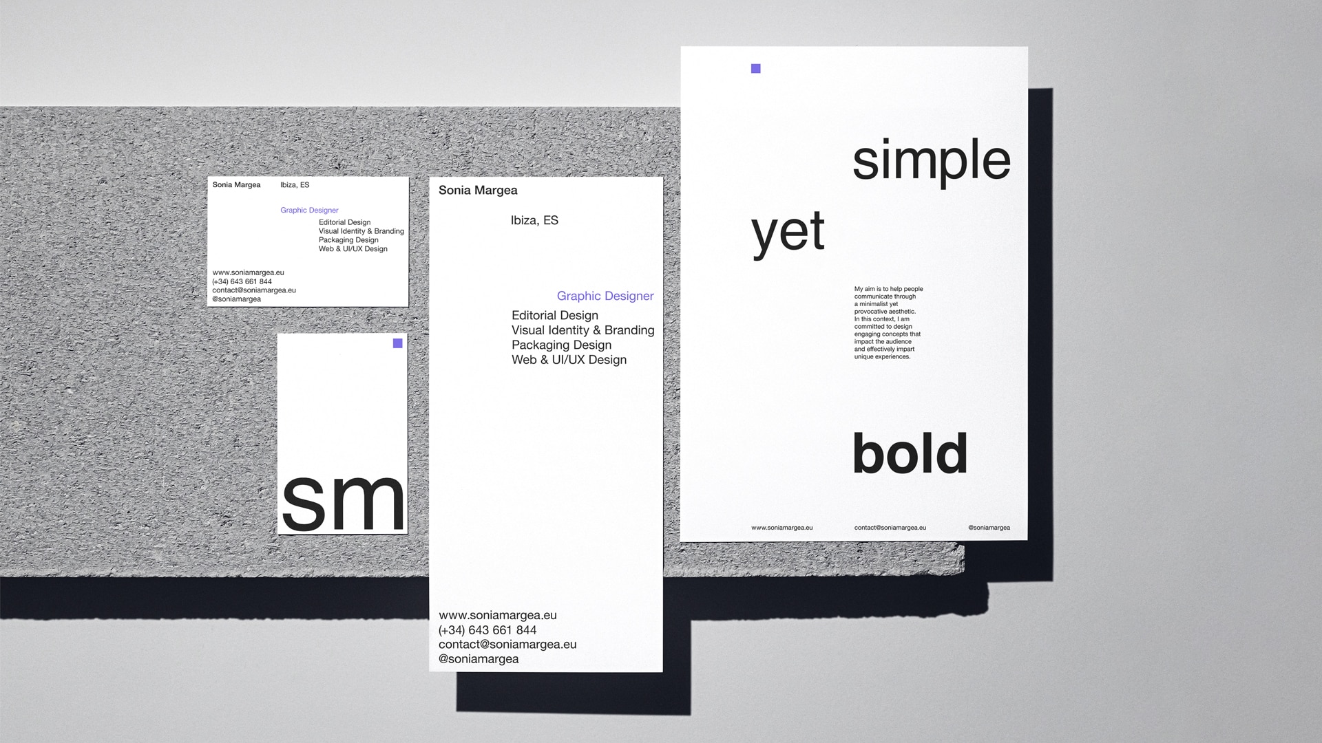 Sonia Margea Personal Branding | Branding, Stationery