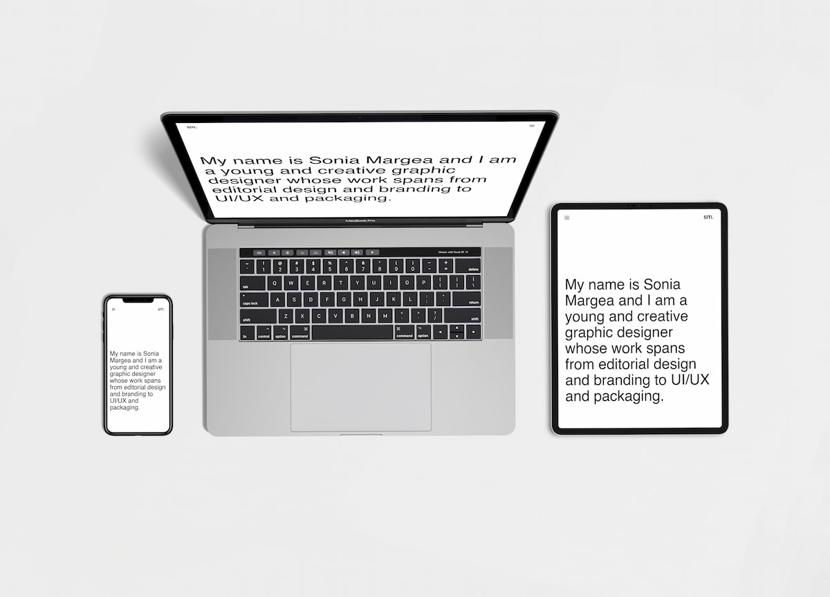 Sonia Margea Personal Branding | Web Design