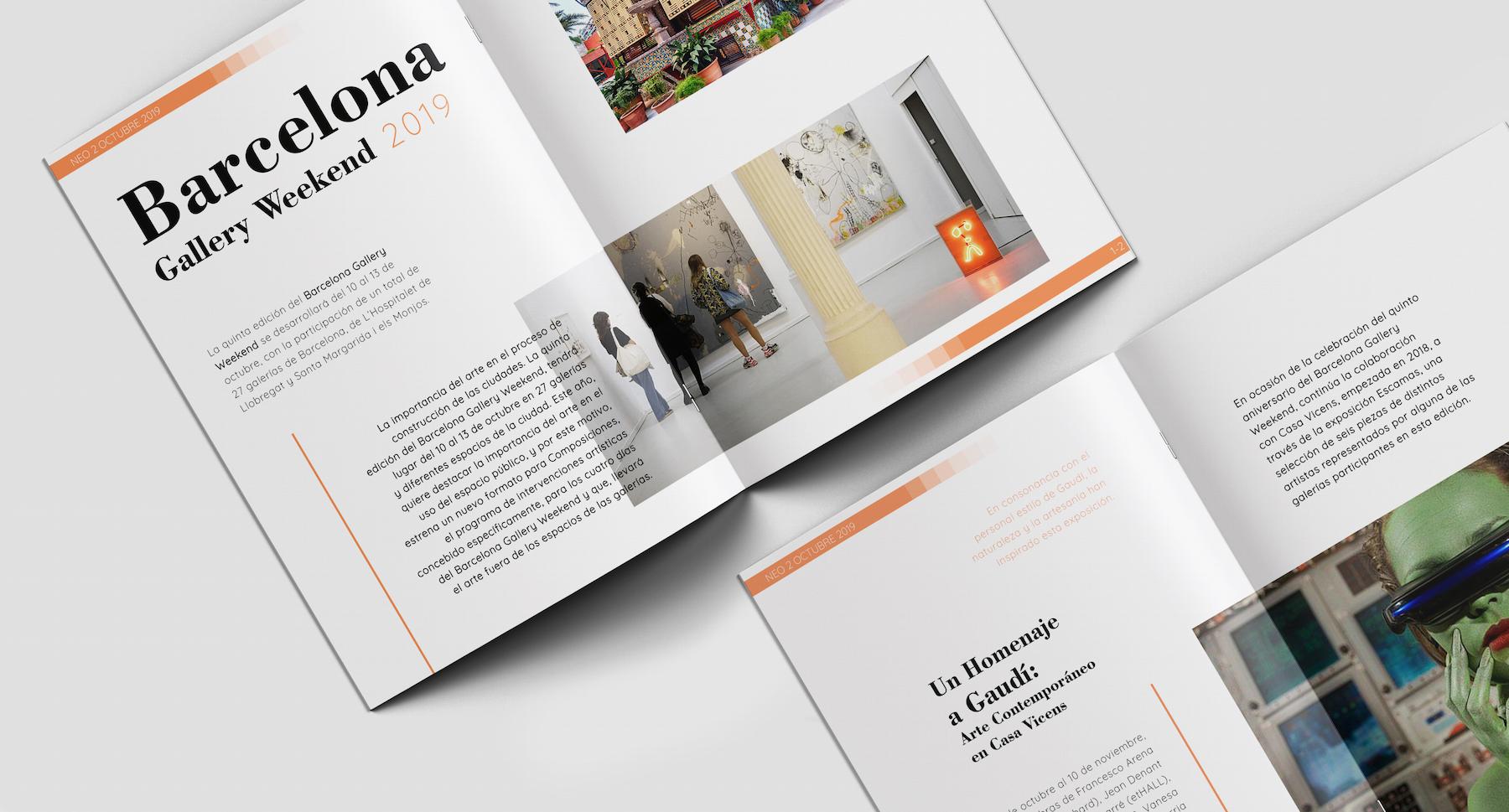Barcelona Gallery Weekend | Editorial Design | Sonia Margea - Graphic Designer