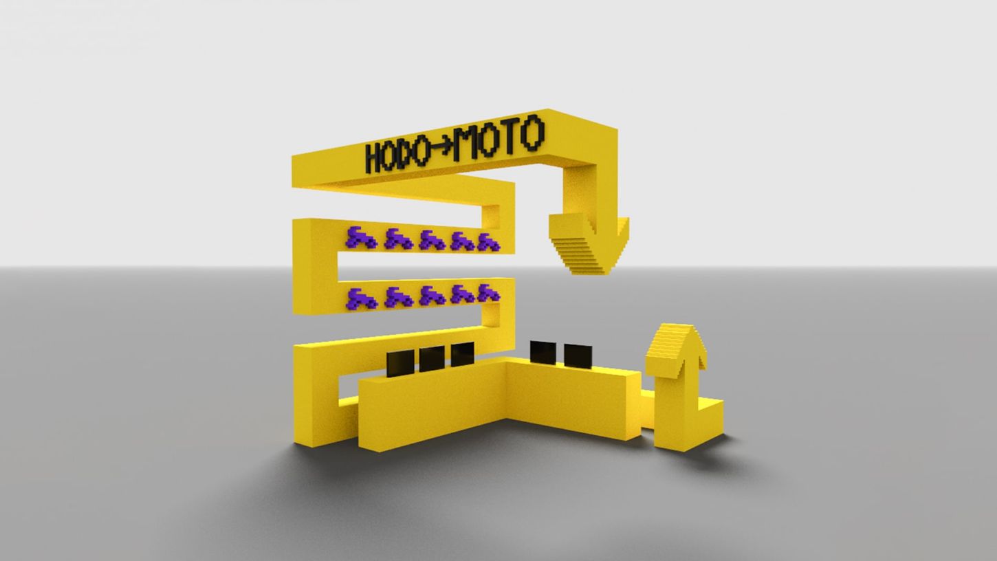 HodoMoto Mobile App for Motorbikers (Exhibition Stand)