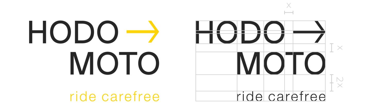 HodoMoto Mobile App for Motorbikers (Logotype)