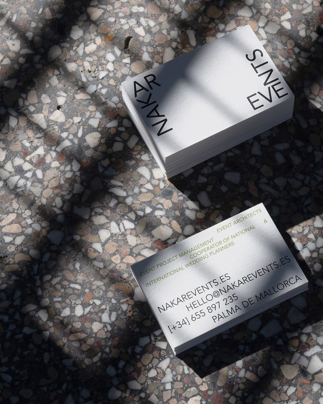 Nakar Events Visual Identity - Business Cards