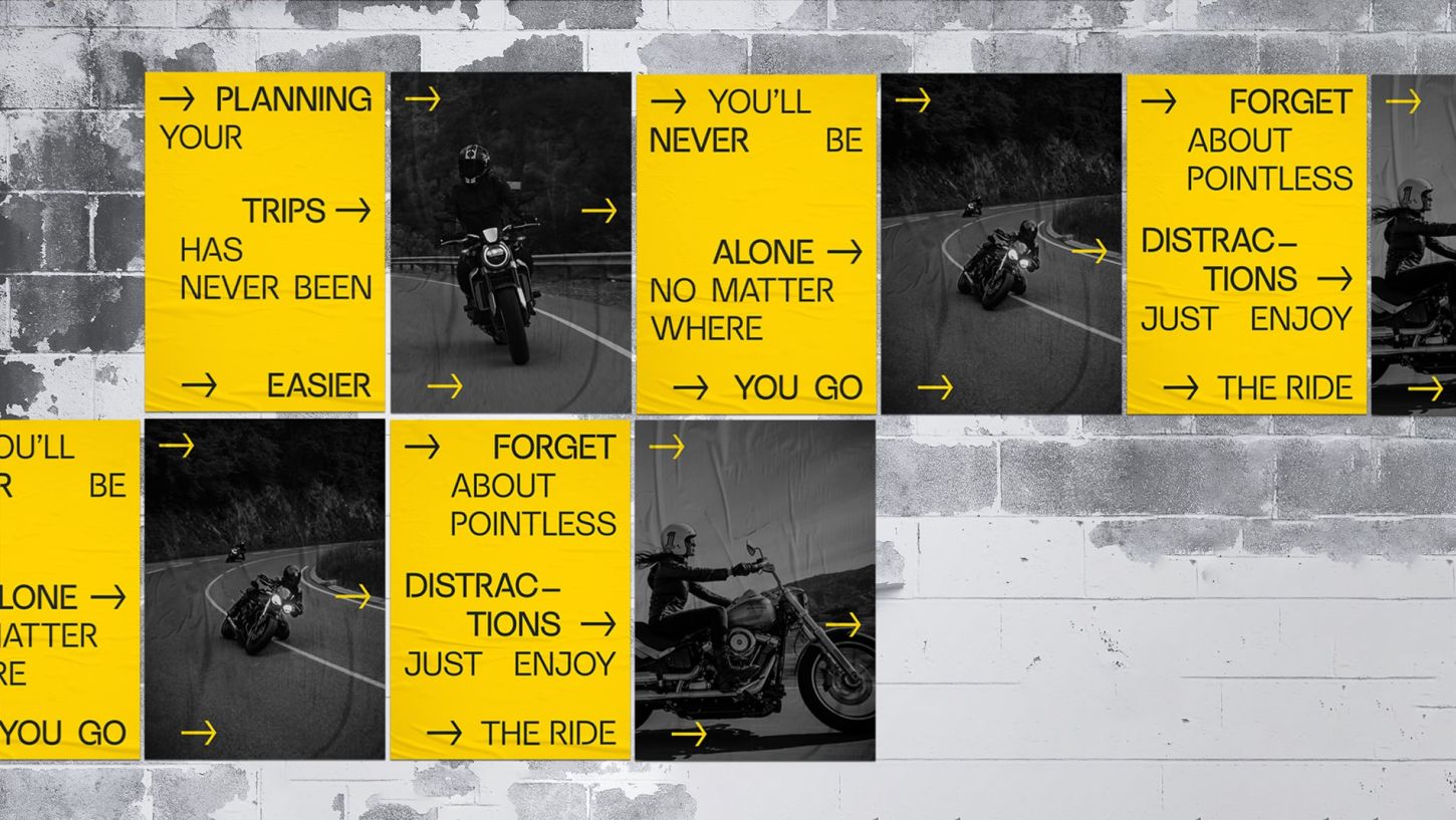 HodoMoto Mobile App for Motorbikers (Street Campaign)